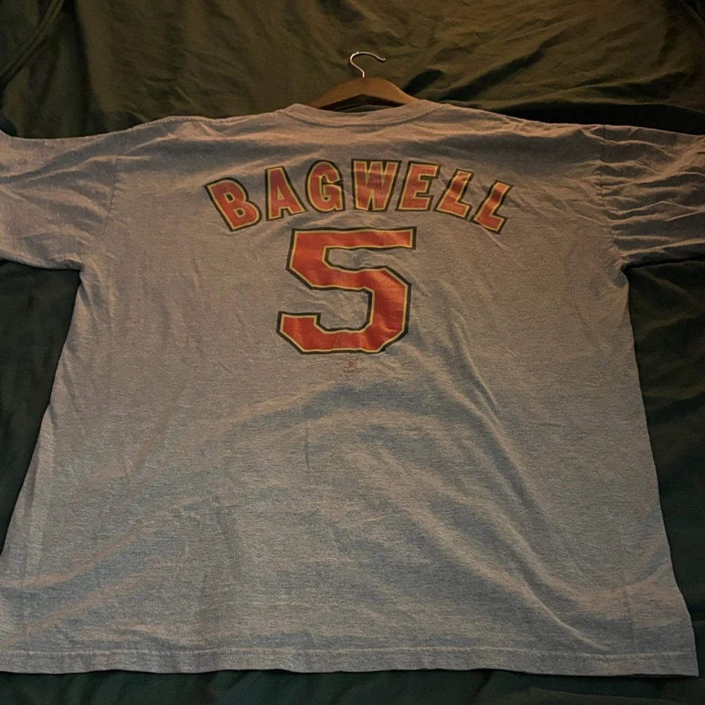 2000 Gray Houston Jeff Bagwell Men's XL Tee Vintage - Picture 6 of 7